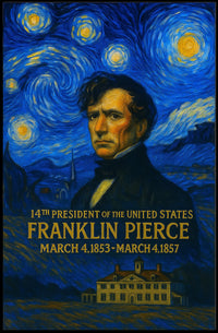 Franklin Pierce 14th President of the United States Presidential Masterpiece Series Poster