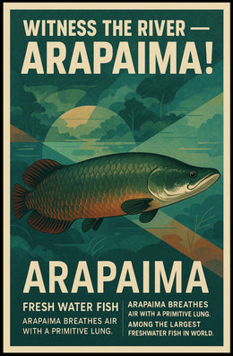 Witness The River Arapaima Poster