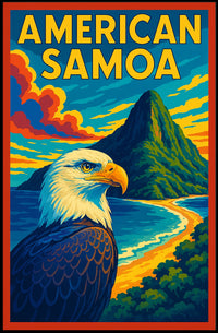 American Samoa Scenic Poster