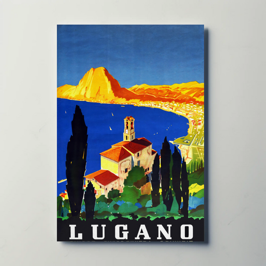 Lugano - Swiss Riviera Poster