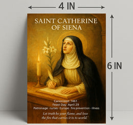 Saint Catherine of Siena Poster PosterGoat