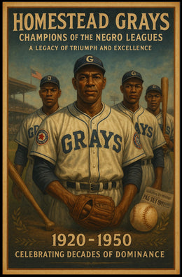 Homestead Grays Champions of the Negro Leagues Poster