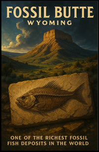 Fossil Butte, Wyoming Poster