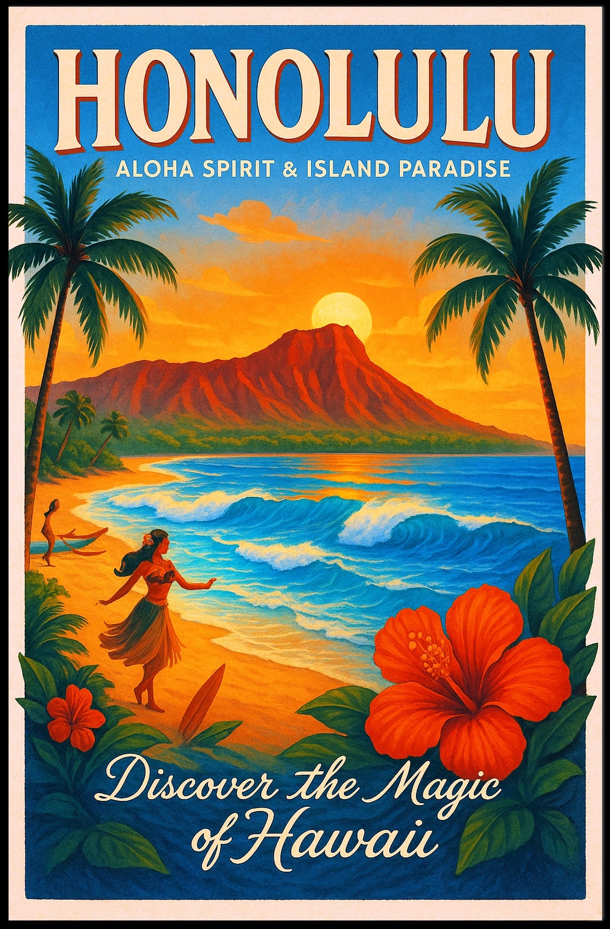 Discover the Magic of Hawaii Poster