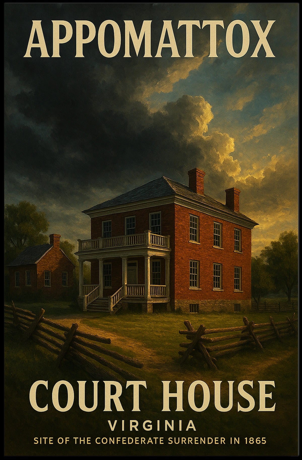 Appomattox Court House Poster