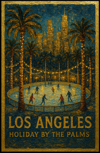 Los Angeles Holiday By The Palms Poster