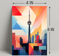 Geometric Skyline Poster