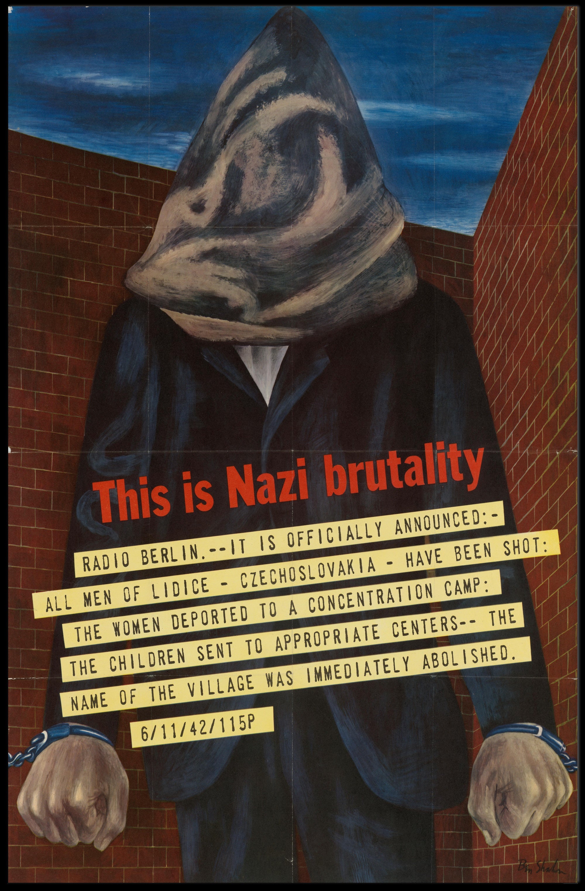 Nazi Brutality Exposed Poster PosterGoat