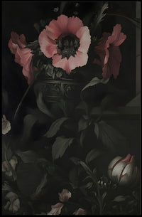 Floral Elegance Classical Artistic Poster PosterGoat