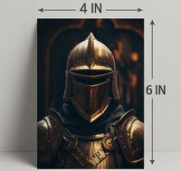 The Armored Sentinel Poster PosterGoat