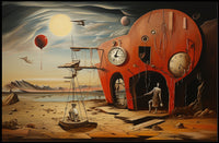 Surreal Dreamscape: Abstract Artistic Poster