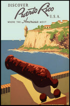 Puerto Rico Travel Poster - Explore Historical El Morro Destination