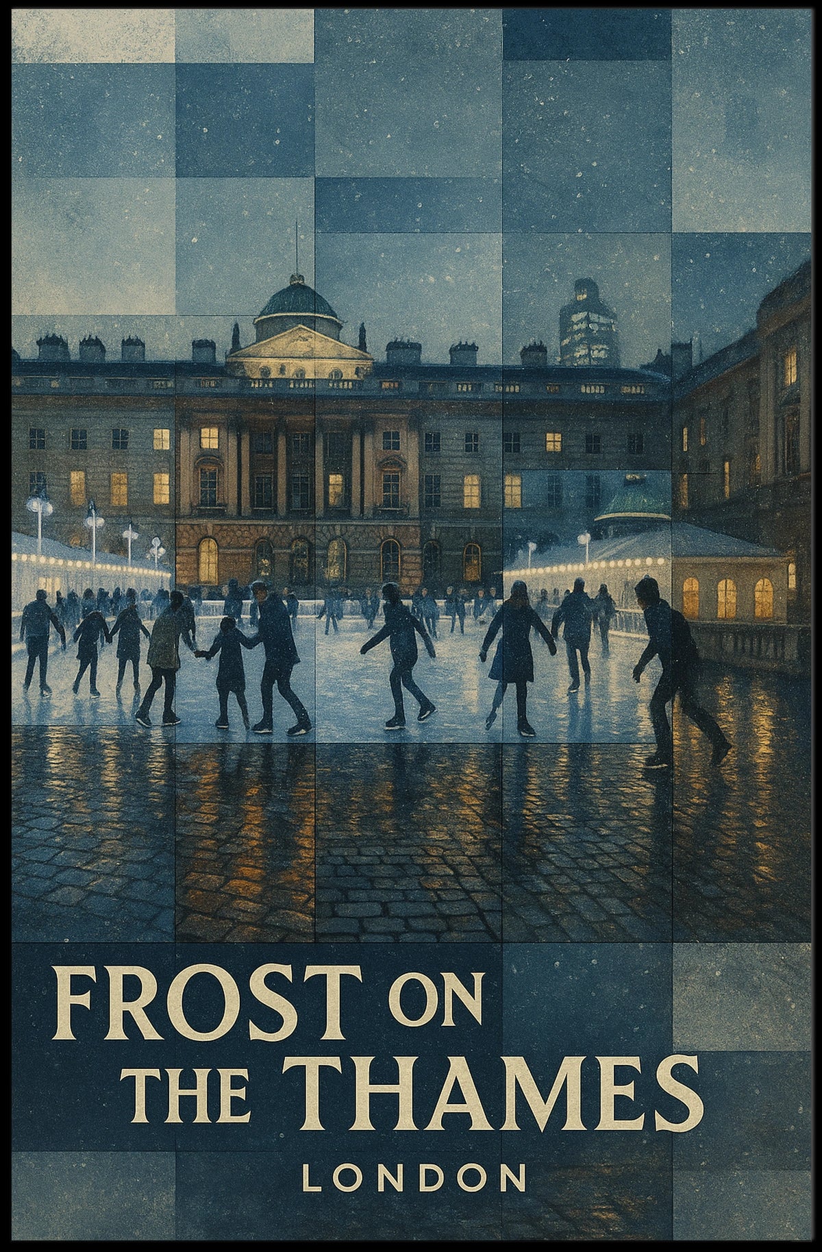 Frost On The Thames Poster