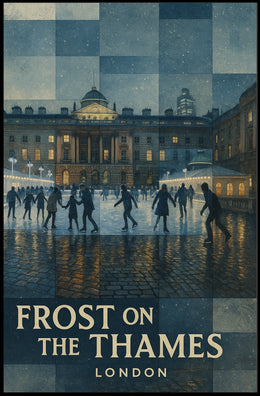 Frost On The Thames Poster