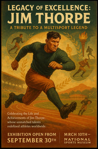 Jim Thorpe A Tribute to a Multisport Legend Poster