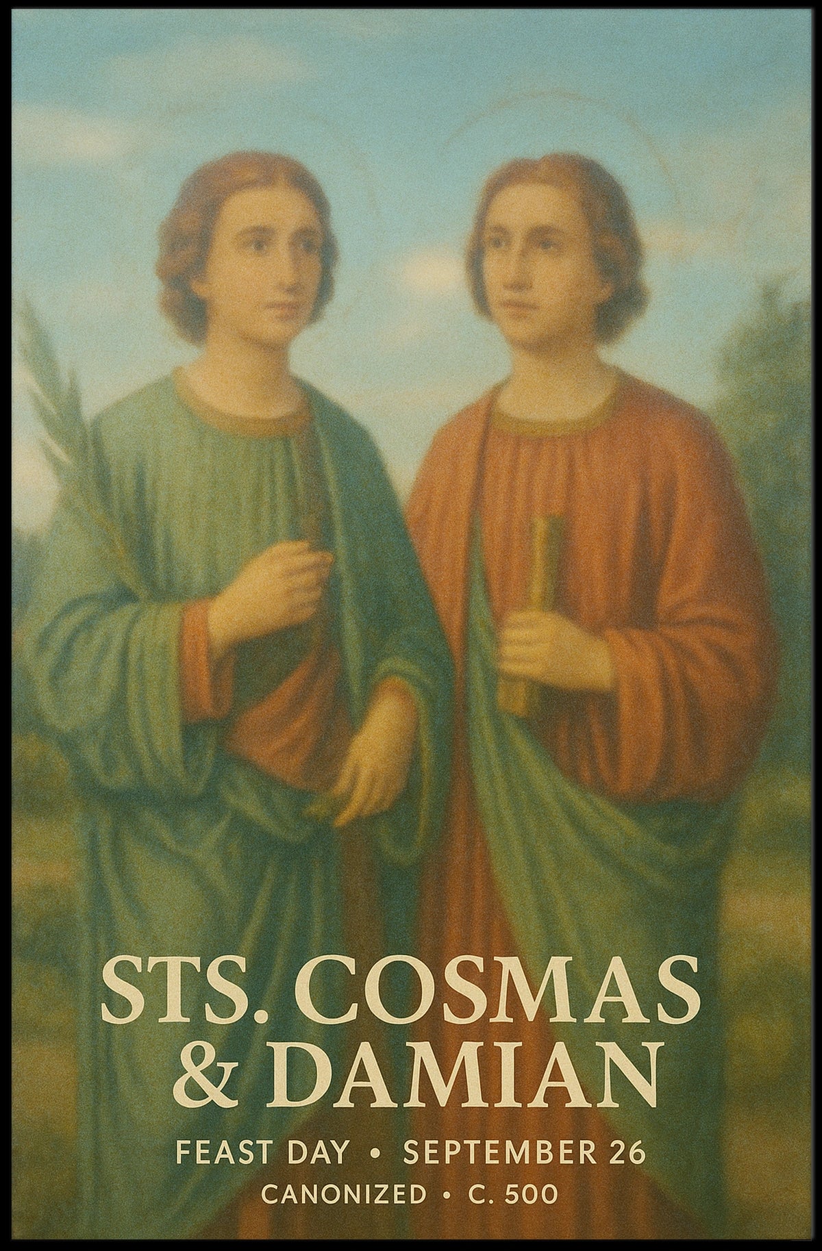 Saints Cosmas And Damian Poster
