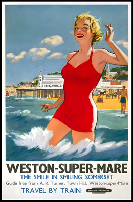 Weston-Super-Mare The Smile In Smiling Poster