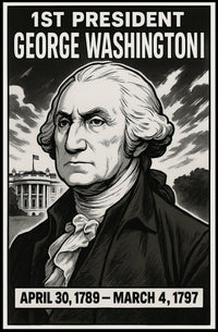George Washington 1St President Poster