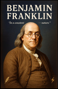 Benjamin Franklin Statesman and Inventor Poster PosterGoat