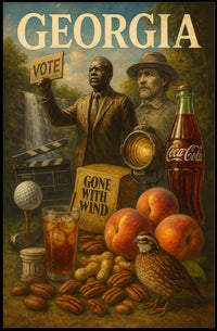 Georgia Heritage Montage Poster