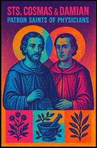 Sts. Cosmas Damian Patron Saints Of Poster