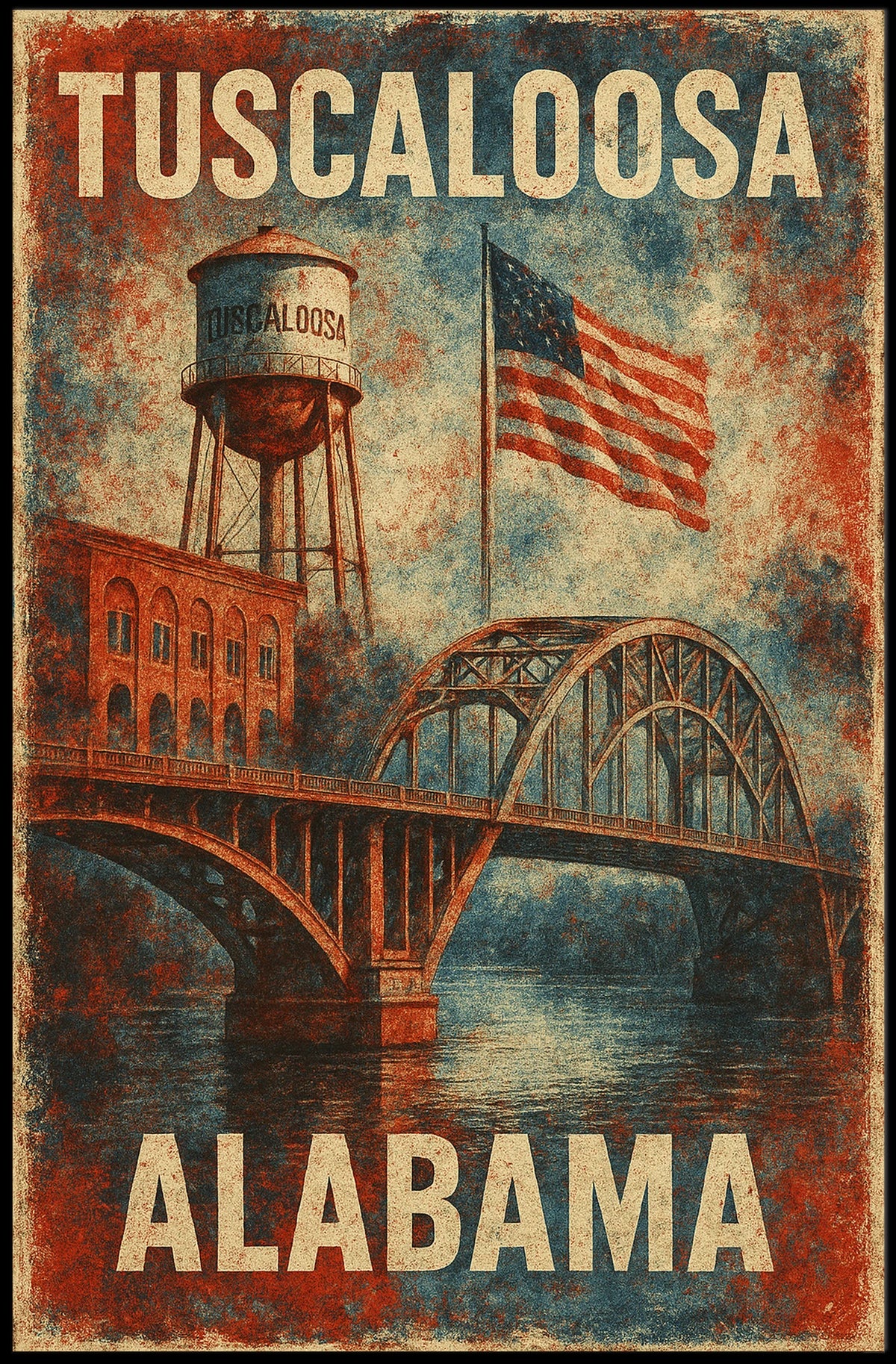 Tuscaloosa, Alabama Poster