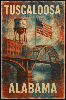Tuscaloosa, Alabama Poster