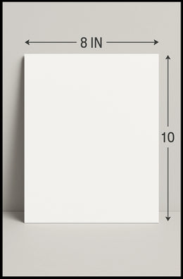Blank Canvas Poster