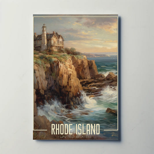 Vintage Poster - Rhode Island Newport United States