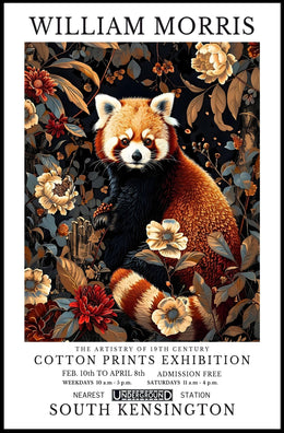 Cotton Prints Exhibition: Vintage Artistic Poster