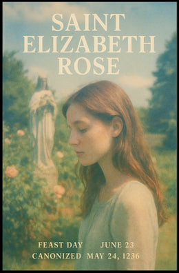 Saint Elizabeth Rose Feast Day Poster
