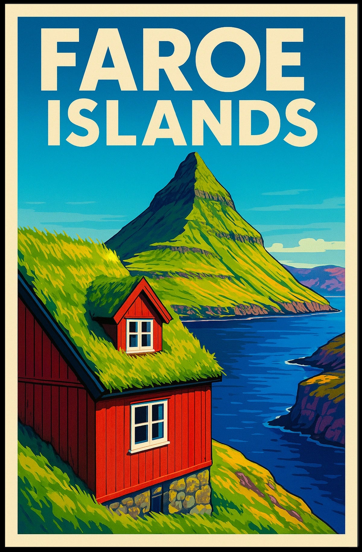 Faroe Islands Scenic Poster