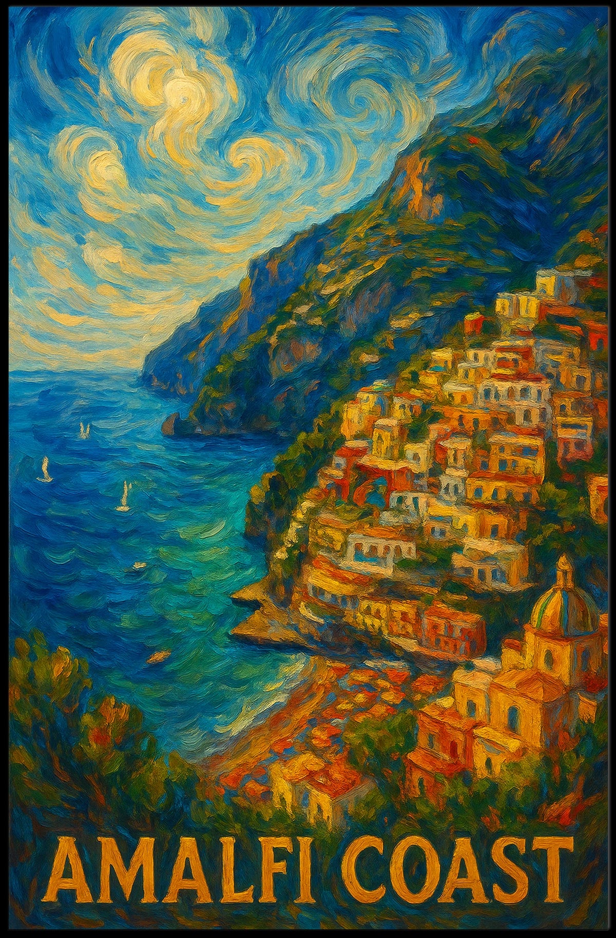Amalfi Coast Poster