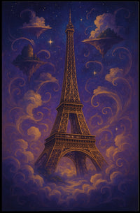 Dreamy Eiffel Tower Poster