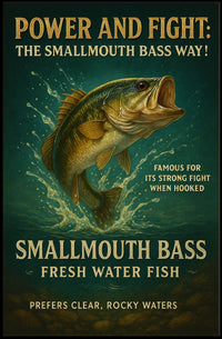 Power and Fight The Smallmouth Bass Way Poster
