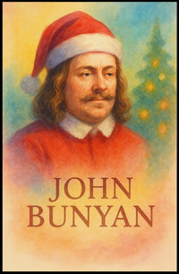 John Bunyan Christmas Festive Historical Portrait Poster
