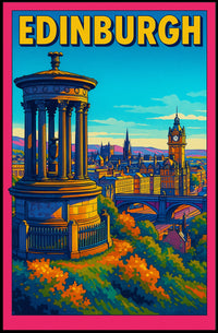 Edinburgh Cityscape Poster