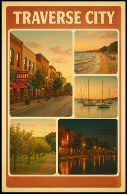 Traverse City Charm Poster