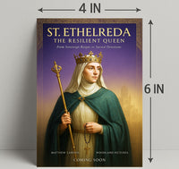 St. Ethelreda The Resilient Queen Poster PosterGoat