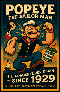 Popeye 1929 Art Poster POP-16