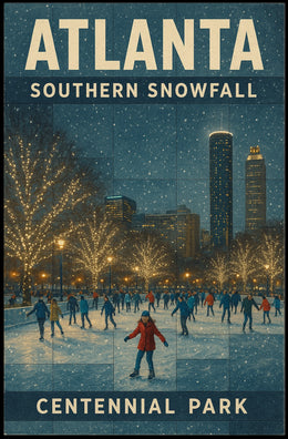 Atlanta Winter Wonderland Poster