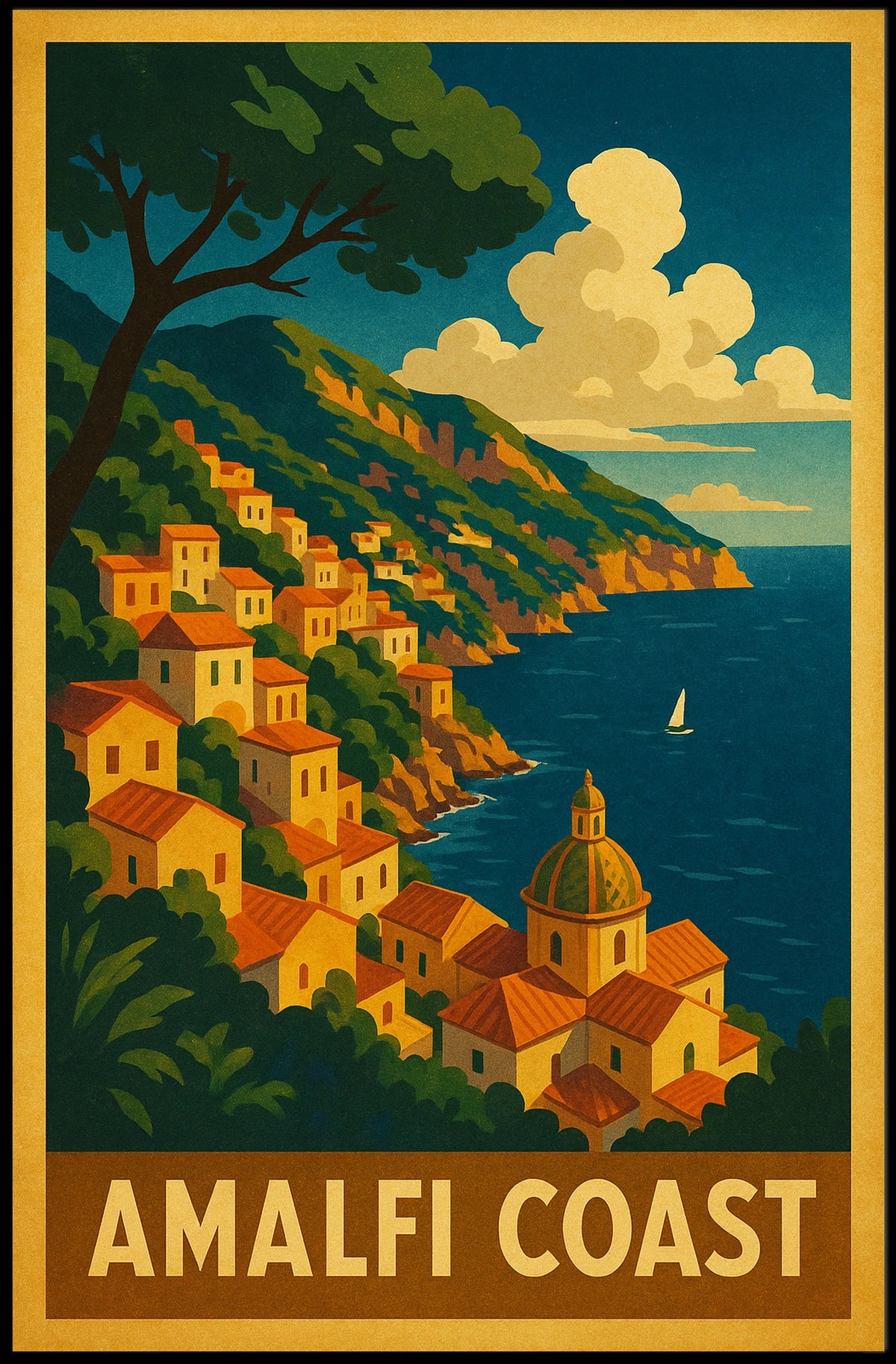 Amalfi Coast Poster