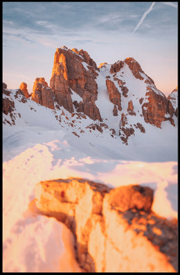 Majestic Alpine Sunrise Landscape National Park Poster