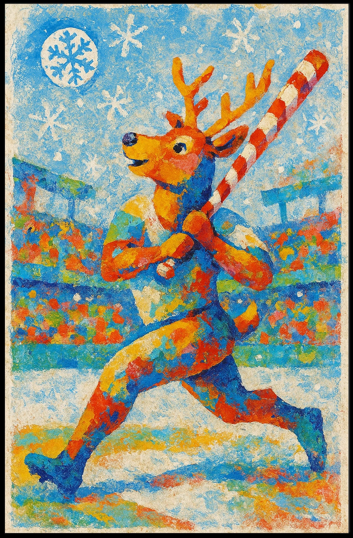 Winter Wonderland Baseball Poster