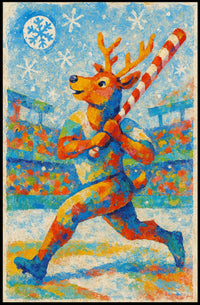 Winter Wonderland Baseball Poster