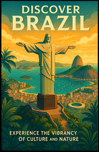 Discover Brazil Poster
