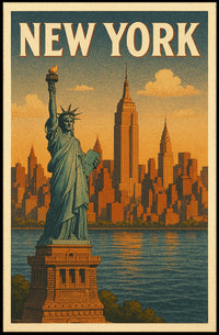 New York City Skyline Poster