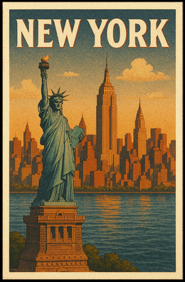New York City Skyline Poster