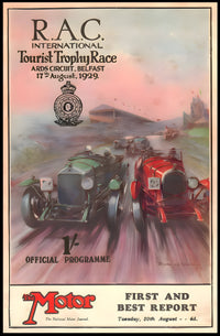 R.A.C. International Tourist Trophy Race 1929 Poster