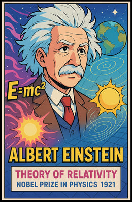 Albert Einstein Theory Of Relativity Poster